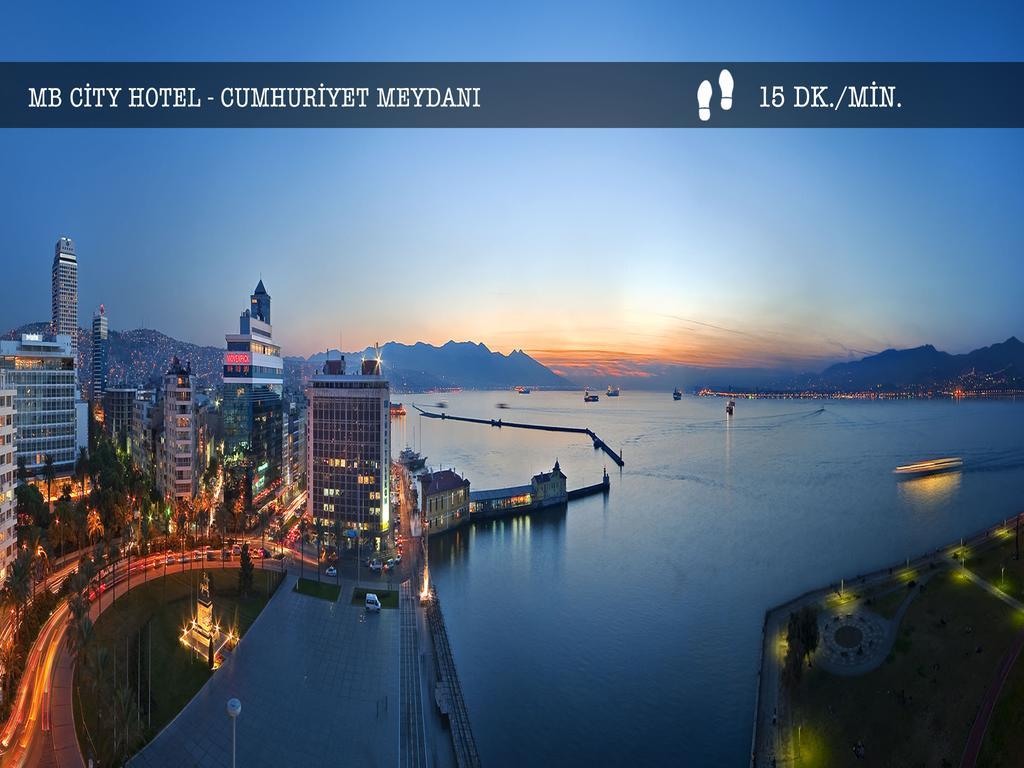 Mb City Hotel Izmir Bagian luar foto